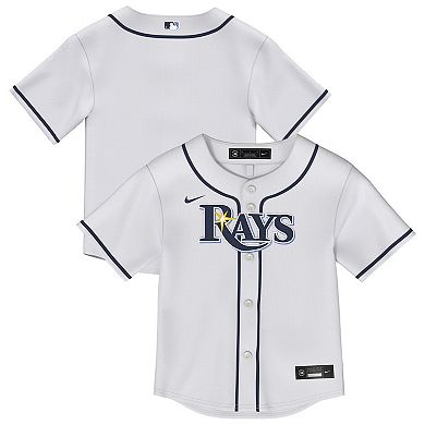Infant White Tampa Bay Rays Home Replica Jersey
