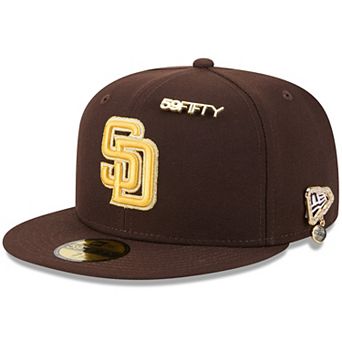 Men's New Era Brown San Diego Padres 2025 59FIFTY Day 59FIFTY Fitted Hat with Pins