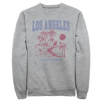 Men's Los Angeles California Beach Fleece Sweatshirt