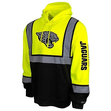 Men's Yellow Jacksonville Jaguars High-Visibility Safety Hooded Sweatshirt