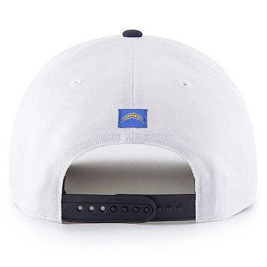 Men's '47 White Los Angeles Chargers Patriotic Overhand Hitch Adjustable Hat