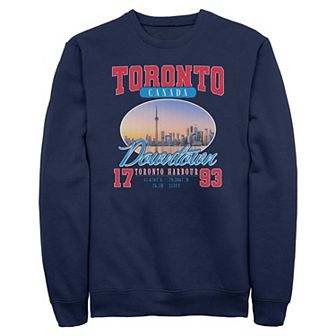 Men's Downtown Toronto Canada 1793 Fleece Sweatshirt