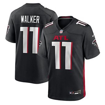 Men's Nike Jalon Walker Black Atlanta Falcons 2025 NFL Draft First Round Pick Game Jersey
