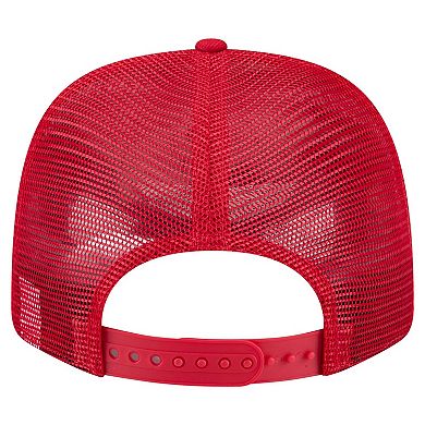 Men's New Era Red Philadelphia Phillies Flag 9SEVENTY Stretch-Snap Hat