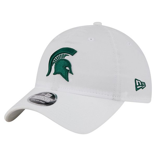 Men's New Era White Michigan State Spartans Active Ripstop 9TWENTY