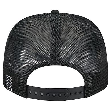 Men's New Era Black Pittsburgh Pirates Flag 9SEVENTY Stretch-Snap Hat