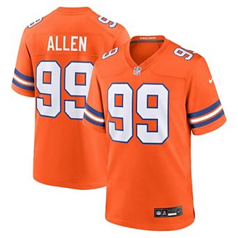 Men's Nike Zach Allen Orange Denver Broncos Alternate Game Jersey