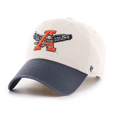 Men's '47 Cream Auburn Tigers Grand Stand Clean Up Adjustable Hat