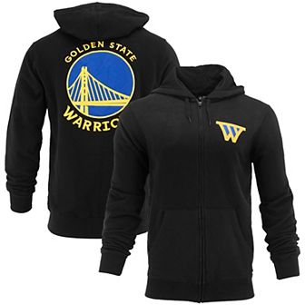 Unisex FISLL x Benny Gold Black Golden State Warriors Statement Edition Full-Zip Hoodie