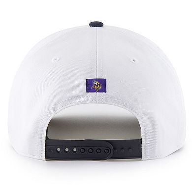 Men's '47 White Minnesota Vikings Patriotic Overhand Hitch Adjustable Hat