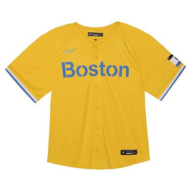 Toddler Nike Gold Boston Red Sox City Connect Limited Jersey
