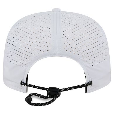 Men's New Era White Chicago White Sox Perforated Golfer Snapback Hat