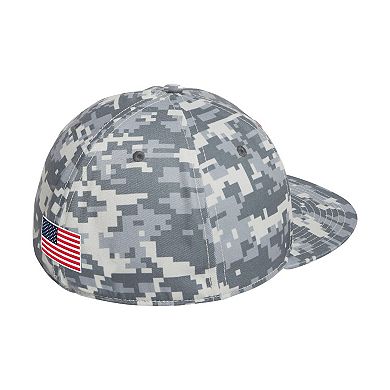 Men's adidas Camo Texas Tech Red Raiders On-Field Fitted Baseball Hat