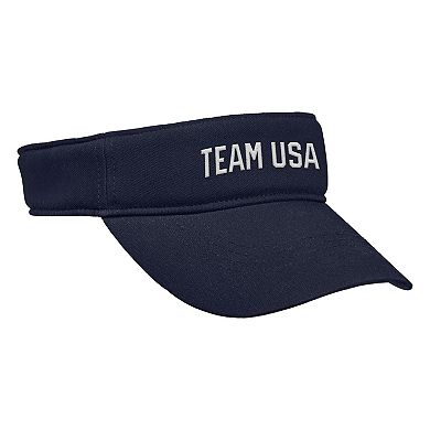 Men's Nike Navy Team USA Ace Performance Adjustable Visor