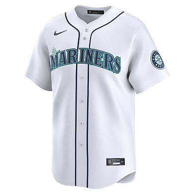 Men's Nike Julio Rodr _guez White Seattle Mariners Home Limited Player Jersey