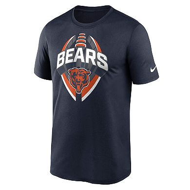 Men's Nike Navy Chicago Bears Big & Tall Primetime Legend Icon Performance T-Shirt
