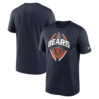 Men's Nike Navy Chicago Bears Big & Tall Primetime Legend Icon Performance T-Shirt