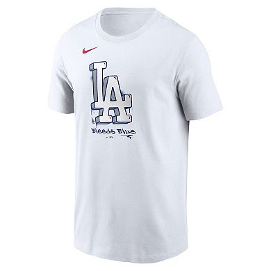 Men's Nike White Los Angeles Dodgers Local Hometown T-Shirt