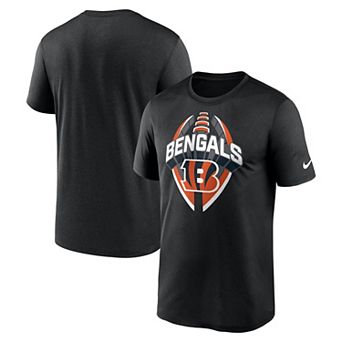 Men's Nike Black Cincinnati Bengals Big & Tall Primetime Legend Icon Performance T-Shirt