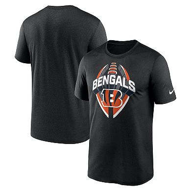 Men's Nike Black Cincinnati Bengals Big & Tall Primetime Legend Icon Performance T-Shirt