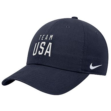 Men's Nike Navy Team USA Club Adjustable Hat