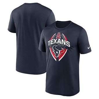 Men's Nike Navy Houston Texans Big & Tall Primetime Legend Icon Performance T-Shirt