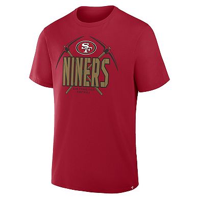 Men's Fanatics Scarlet San Francisco 49ers Hometown True Favorite T-Shirt