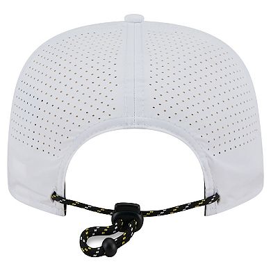Men's New Era White Pittsburgh Pirates Perforated Golfer Snapback Hat