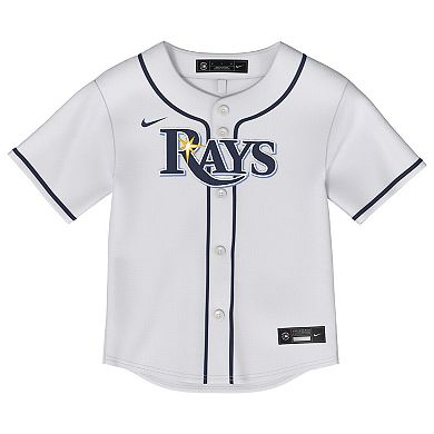 Toddler White Tampa Bay Rays Home Replica Jersey