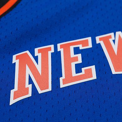 Men's Mitchell & Ness Carmelo Anthony Blue New York Knicks 2010/11 Swingman Jersey
