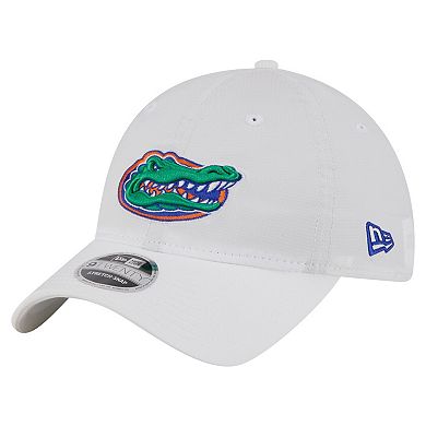 Men's New Era White Florida Gators Active Ripstop 9TWENTY Adjustable Hat