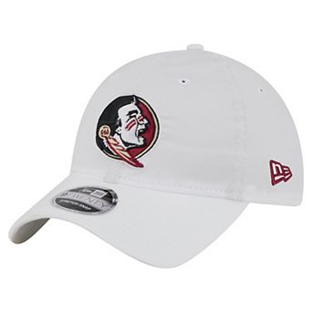 Men's New Era White Florida State Seminoles Active Ripstop 9TWENTY Adjustable Hat