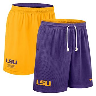 Men's Nike Purple/Gold LSU Tigers 2025 Sideline Reversible Performance Shorts