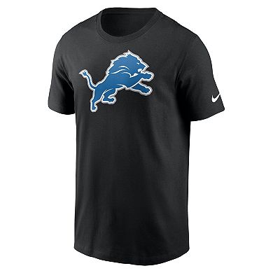 Men's Nike Black Detroit Lions Primary Logo T-Shirt