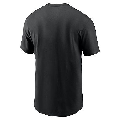Men's Nike Black Detroit Lions Primary Logo T-Shirt