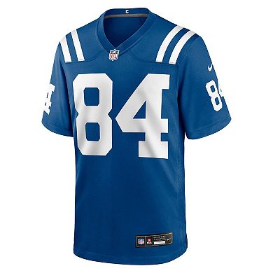 Men's Nike Tyler Warren Royal Indianapolis Colts 2025 NFL Draft First Round Pick Game Jersey