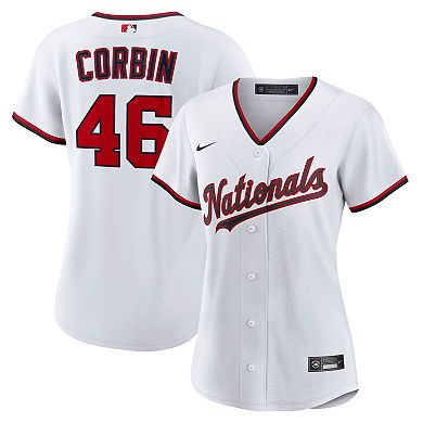Women's Nike Patrick Corbin White Washington Nationals Home 2.0 Replica Jersey