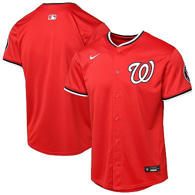 Youth Red Washington Nationals Alternate 2 Limited Jersey