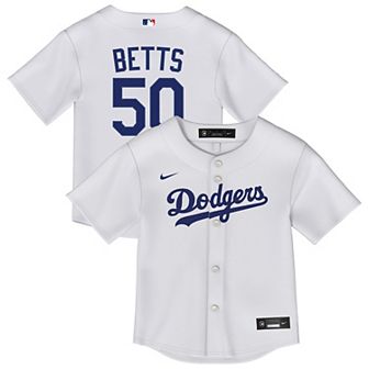 Infant Nike Mookie Betts White Los Angeles Dodgers Home Replica Jersey