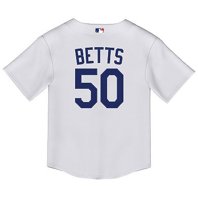 Infant Nike Mookie Betts White Los Angeles Dodgers Home Replica Jersey