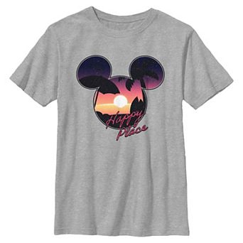 Disney's Mickey Mouse Happy Place Tropical Ears Boys 8-20 Graphic Tee