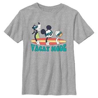 Disney's Mickey Mouse And Friends Vacay Mode Ready To Surf Boys 8-20 Graphic Tee