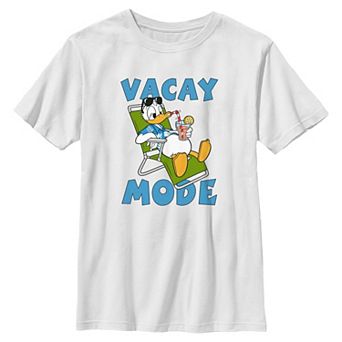 Disney's Donald Duck Vacay Mode Boys 8-20 Graphic Tee