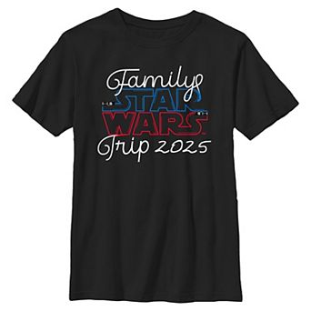 Boys 8-20 Star Wars Family Trip 2025 Graphic Tee