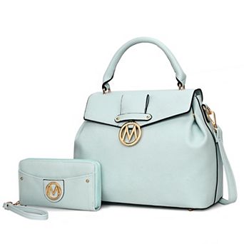 MKF Collection Aurora Women's Satchel Shoulder Bag with Wallet by Mia k