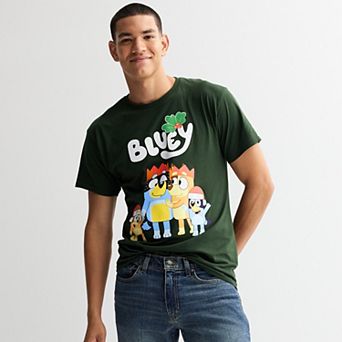Men's Bluey Family Christmas Graphic Tee
