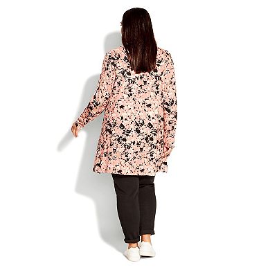 Avenue Women's Plus Size Leisure Button Tunic