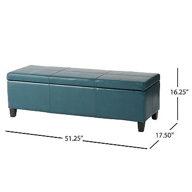 Merax Storage Ottoman, Pu Upholstery, Versatile Storage & Seating
