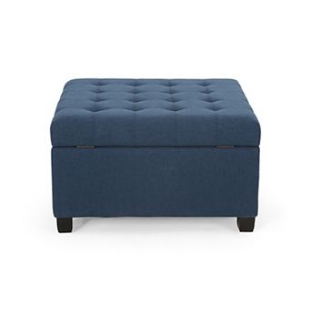 Merax 31" Modern Storage Ottoman, Accent Piece Footstool for Living Room