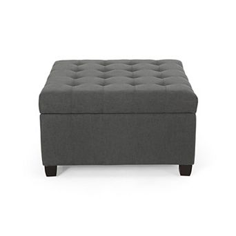 Merax 31" Modern Storage Ottoman, Accent Piece Footstool for Living Room